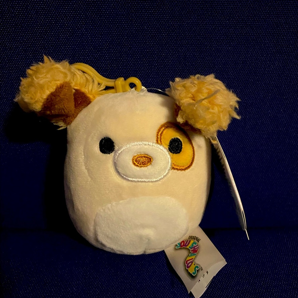 Harrison the Dog 3.5” Squishmallow Clip
